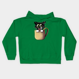 Cat N Coffee Kids Hoodie